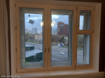 Шумоизоляция деревянных окон в доме КРОСТ второй ниткой остекления.